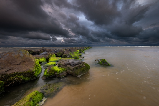Eierlandse dam op Texel